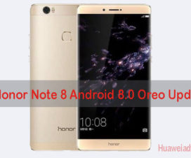 Huawei Honor Note 8 Android 8.0 Oreo update