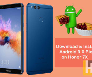 Honor 7X Android 9.0 Pie Update Download
