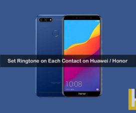 Set Ringtone on each contact on Huawei Honor phones