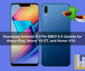 Android 9.0 Pie EMUI 9.0 for Honor Play, Honor 10 GT, Honor V10
