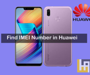 Find IMEI Number in Huawei Honor phones