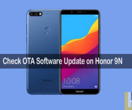 Check OTA software update Huawei Honor 9N