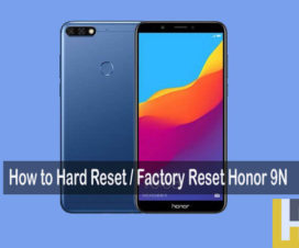 hard reset Honor 9n