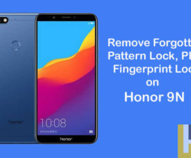 remove forgottern pattern Fingerprint lock Honor 9N