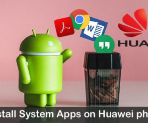 Uninstall system apps Huawei Android phones