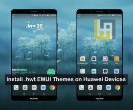 install .hwt EMUI 9 theme Huawei honor phones
