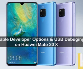 Enable USB Debugging Huawei Mate 20 X