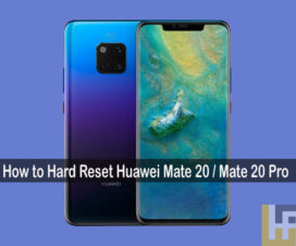 reset huawei mate 20 pro