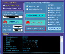 Huawei modem unlock by bojs