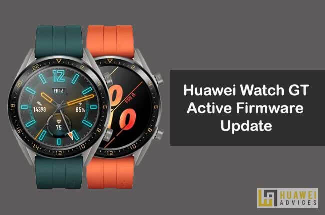 Huawei watch gt hot sale active firmware